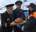 Пограничное судно повышенного ледового класса прибыло в Корсаков