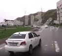 "Хорошо, что девочка не побежала": водитель в Невельске пошёл на обгон на пешеходном переходе