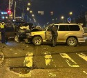 Серьёзное ДТП ночью произошло в Южно-Сахалинске