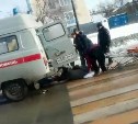 Очевидцев столкновения скорой помощи и внедорожника просит откликнуться ОГИБДД Южно-Сахалинска