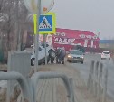 Автомобиль улетел в кювет в Новотроицком