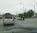 Грузовик сбил мотоциклиста в Южно-Сахалинске