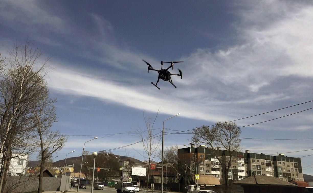 Нелегальные свалки в Южно-Сахалинске ищут с помощью дрона