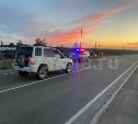 Автомобиль Suzuki Escudo смяло в результате ДТП на севере Сахалина