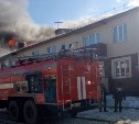 Жильцы дома, горевшего в поселке Красная Тымь, вернулись в свои квартиры