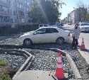 Три нарушения на одном объекте обнаружили при земляных работах на ул. Чехова в Южно-Сахалинске