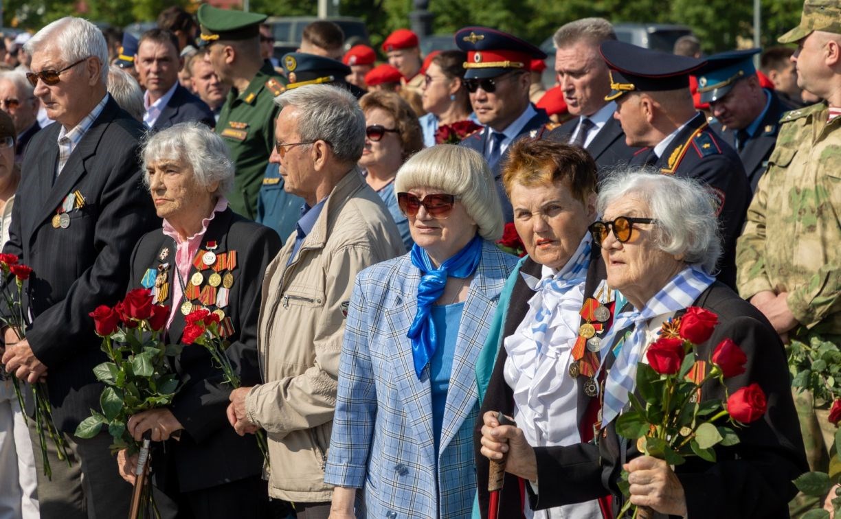 Сахалинцы и курильчане почтили память погибших в Великой Отечественной войне