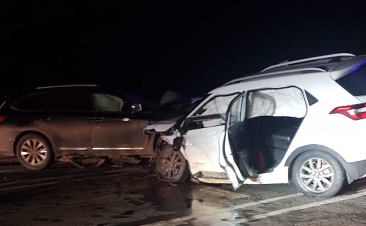 Женщина-водитель на Сахалине не уступила дорогу: пострадали несколько человек