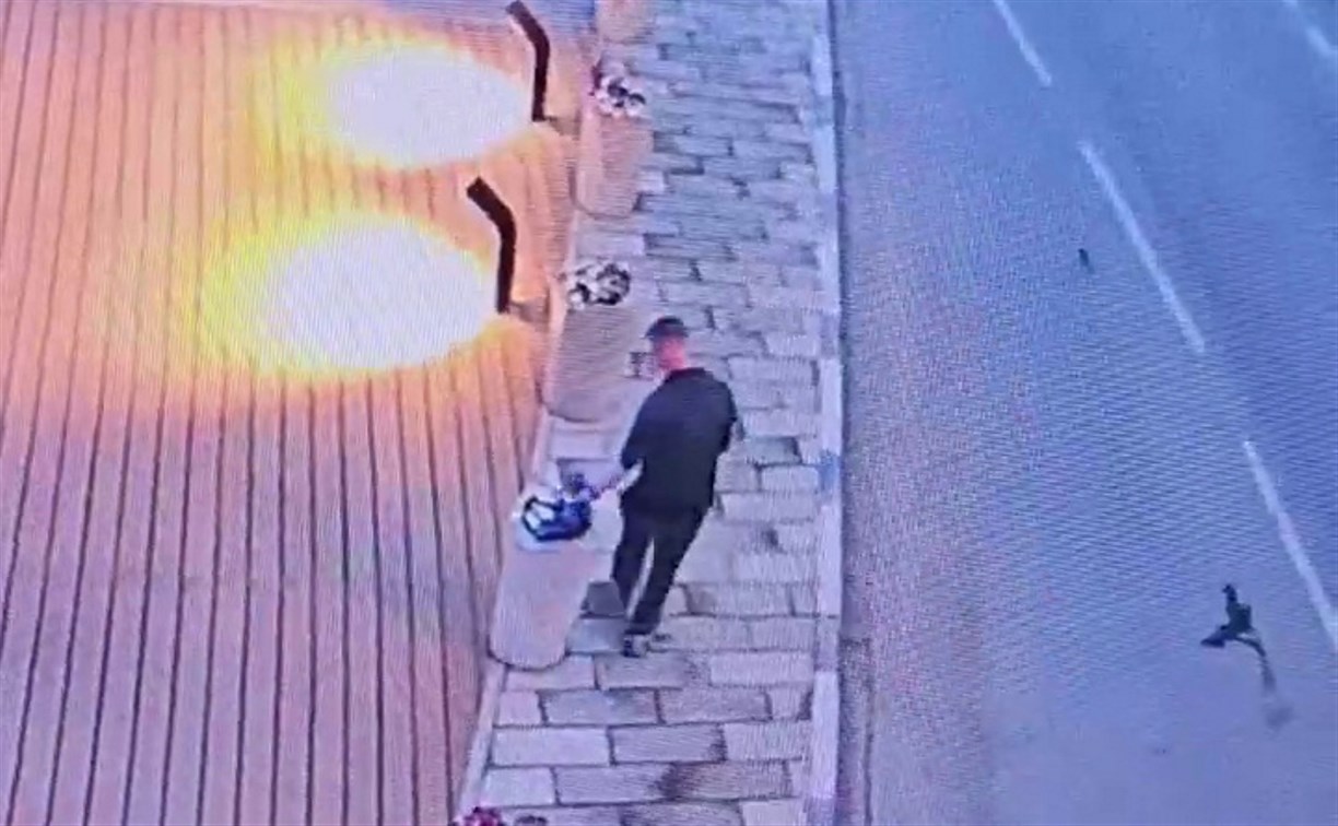 Вандалы воруют цветы и громят набережную в Корсакове 
