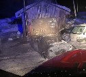 Пожар в селе Ныш угрожал соседним строениям, огонь охватил летнюю кухню