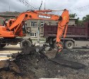 В Южно-Сахалинске показали, что творится на закрытом перекрёстке пр. Мира и улицы Украинской