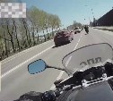 17-летний байкер пытался удрать от мотопатруля в Южно-Сахалинске 
