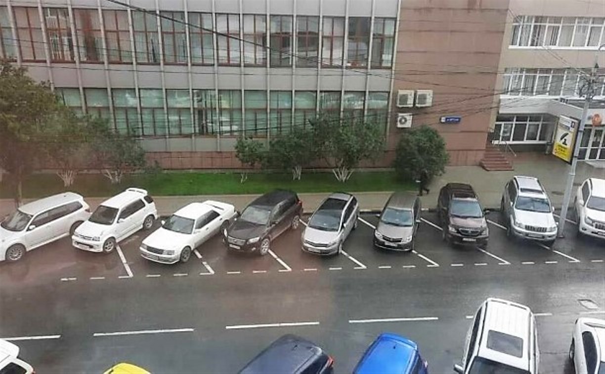 "Страшный сон перфекциониста": водители взбунтовались против разметки в центре Южно-Сахалинска
