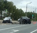 "Два кроссовера всмятку": жёсткое ДТП на корсаковской трассе произошло утром 6 июня