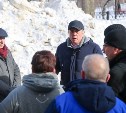Губернатор проинспектировал зимнее содержание дворов в Южно-Сахалинске