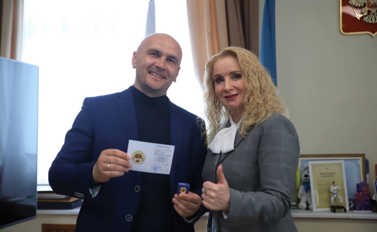 В Сахалинской области вручили золотые знаки ГТО 
