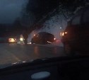 Несколько автомобилей вылетели с дороги на участке от Санаторного до Синегорска