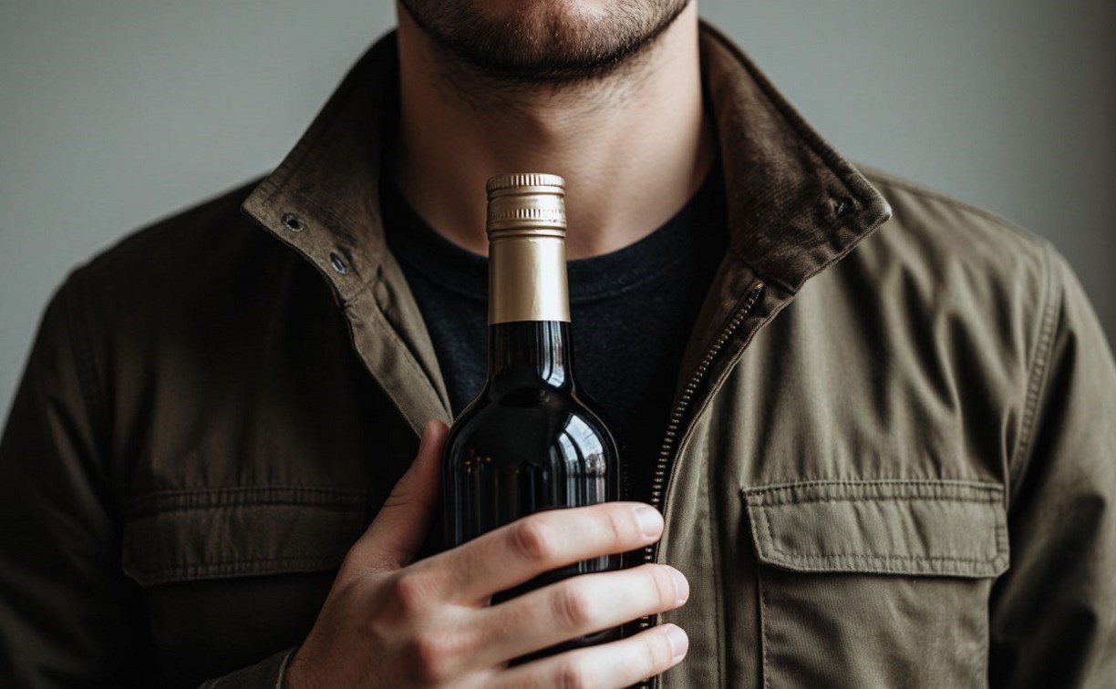 Бутылка алкоголя стоимостью более 7 тысяч рублей довела южносахалинца до уголовной статьи