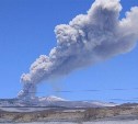 Вулкан Эбеко снова выбросил пепловое облако 