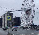 Дорожные камеры снова заработали на Корсаковской трассе в районе "Сити Молла"