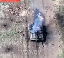 Сахалинцы в зоне СВО подбили танк ВСУ с помощью дрона