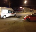 Мопедист пострадал в ДТП в Южно-Сахалинске