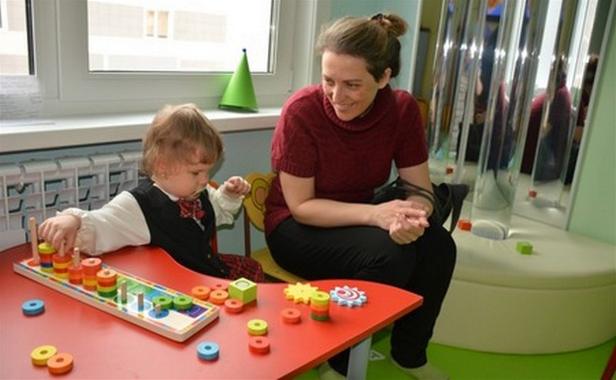 На Сахалине в библиотеке для слепых открылась детская сенсорно‐игровая комната