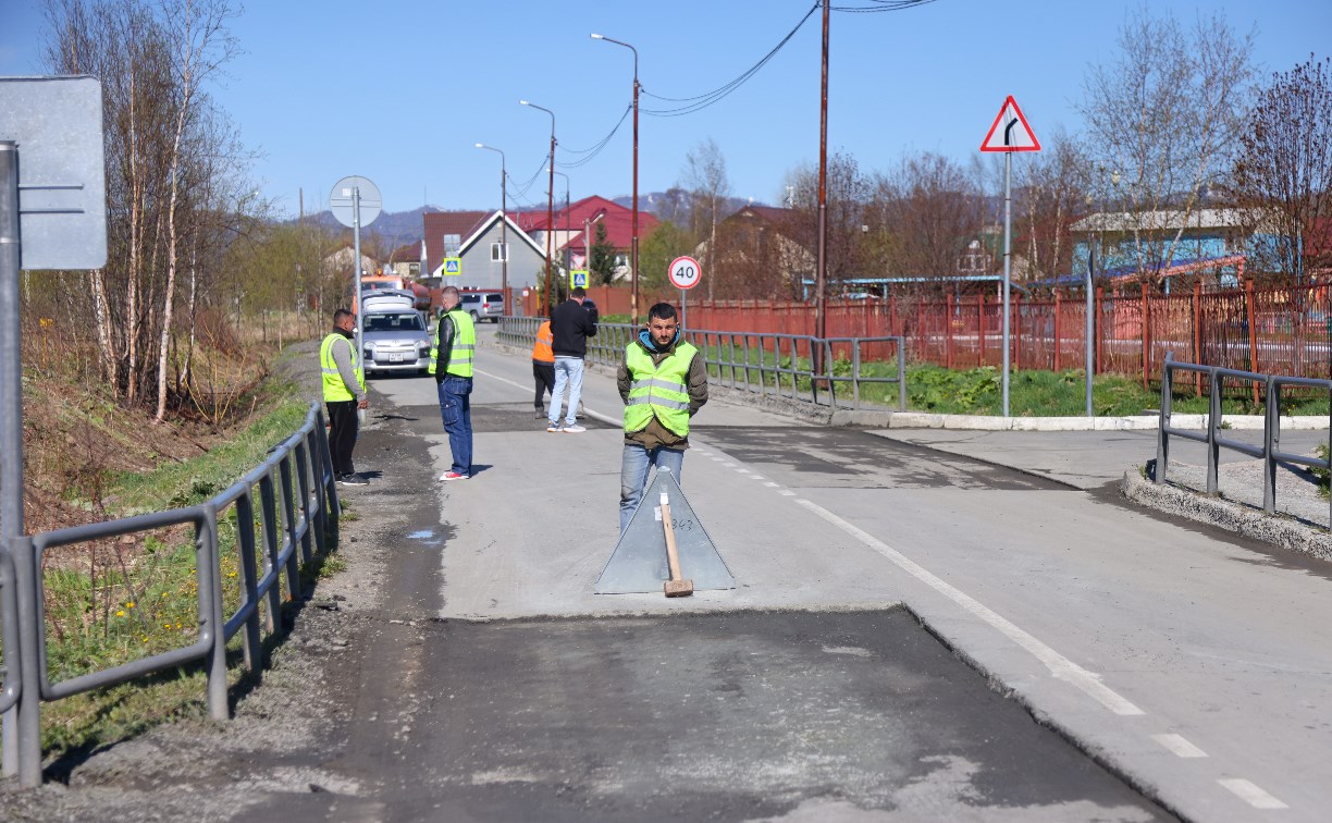 В Анивском районе в этом году хотят восстановить 11 тысяч кв.м. дорог