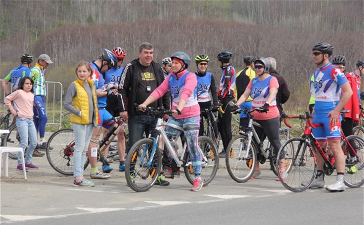 Областные соревнования по велоспорту прошли в Анивском районе