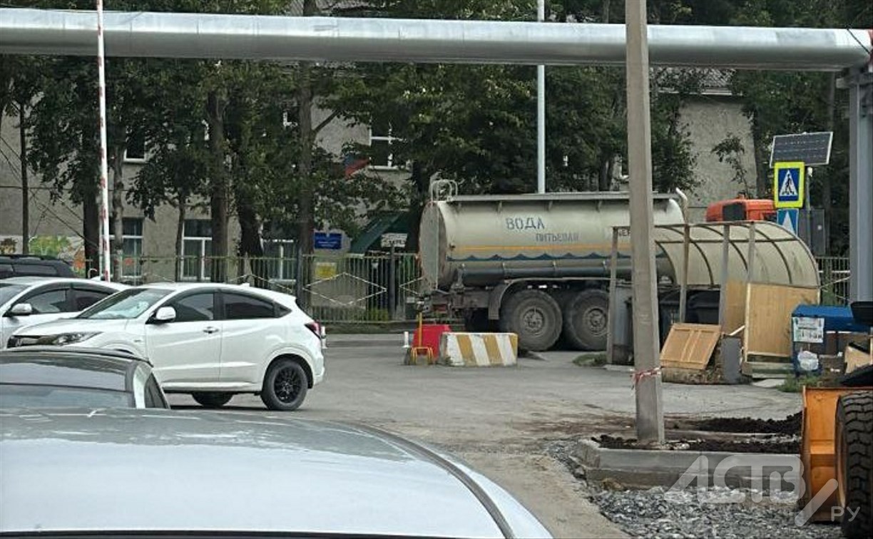 Часть домов в Южно-Сахалинске осталась без воды