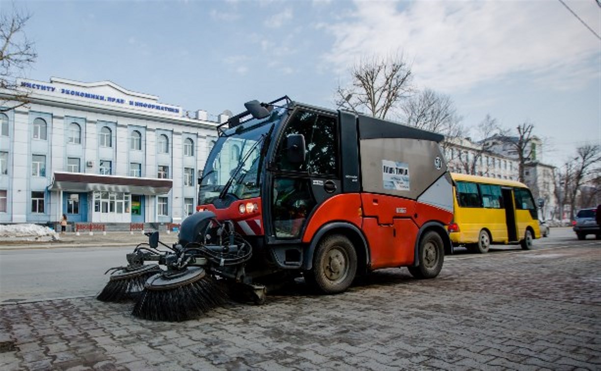 Стандарт по уборке улиц разрабатывают на Сахалине