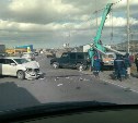 Два человека пострадали при столкновении Гелендвагена и Тойоты в Южно-Сахалинске