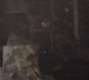 Пожар полыхал в торговом центре в Южно-Сахалинске - последствия попали на видео