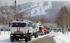 Сахалинские спасатели отрабатывают действия на случай ЧП при лесных пожарах