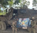 Бронемашину и автоматы ВСУ захватили сахалинские бойцы на Кураховском направлении