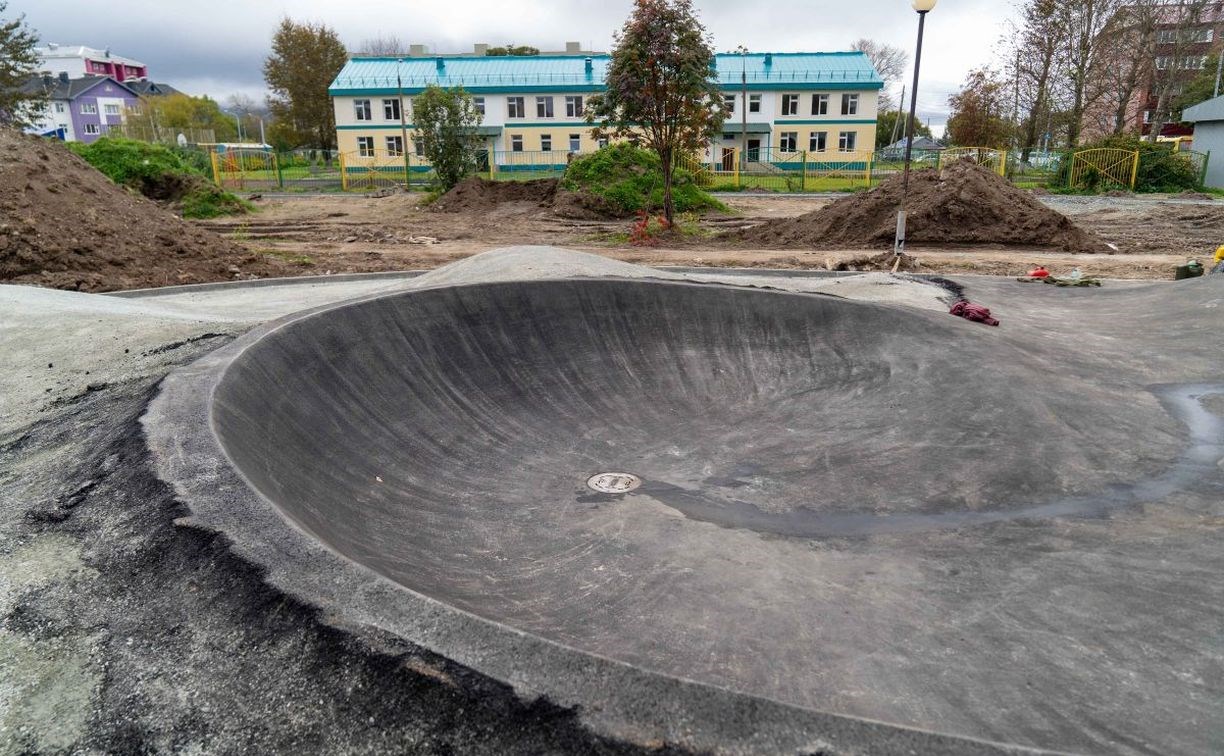 В ноябре в Ново-Александровске откроют первый на Сахалине памп-трек 