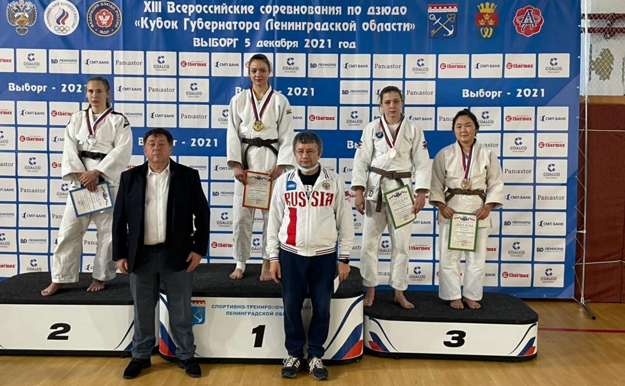 Сахалинские дзюдоистки завоевали четыре медали всероссийских соревнований