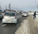 Очевидцев столкновения Toyota Passo и Hyundai Solaris ищут в Южно-Сахалинске