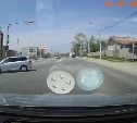 "От удара сработала подушка безопасности": серьёзное ДТП произошло на перекрёстке в Южно-Сахалинске