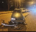 Пьяный водитель на Wish вылетел на встречку в Южно-Сахалинске и врезался в Subaru