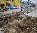 Строители начали прокладывать новый канализационный коллектор в Южно-Сахалинске