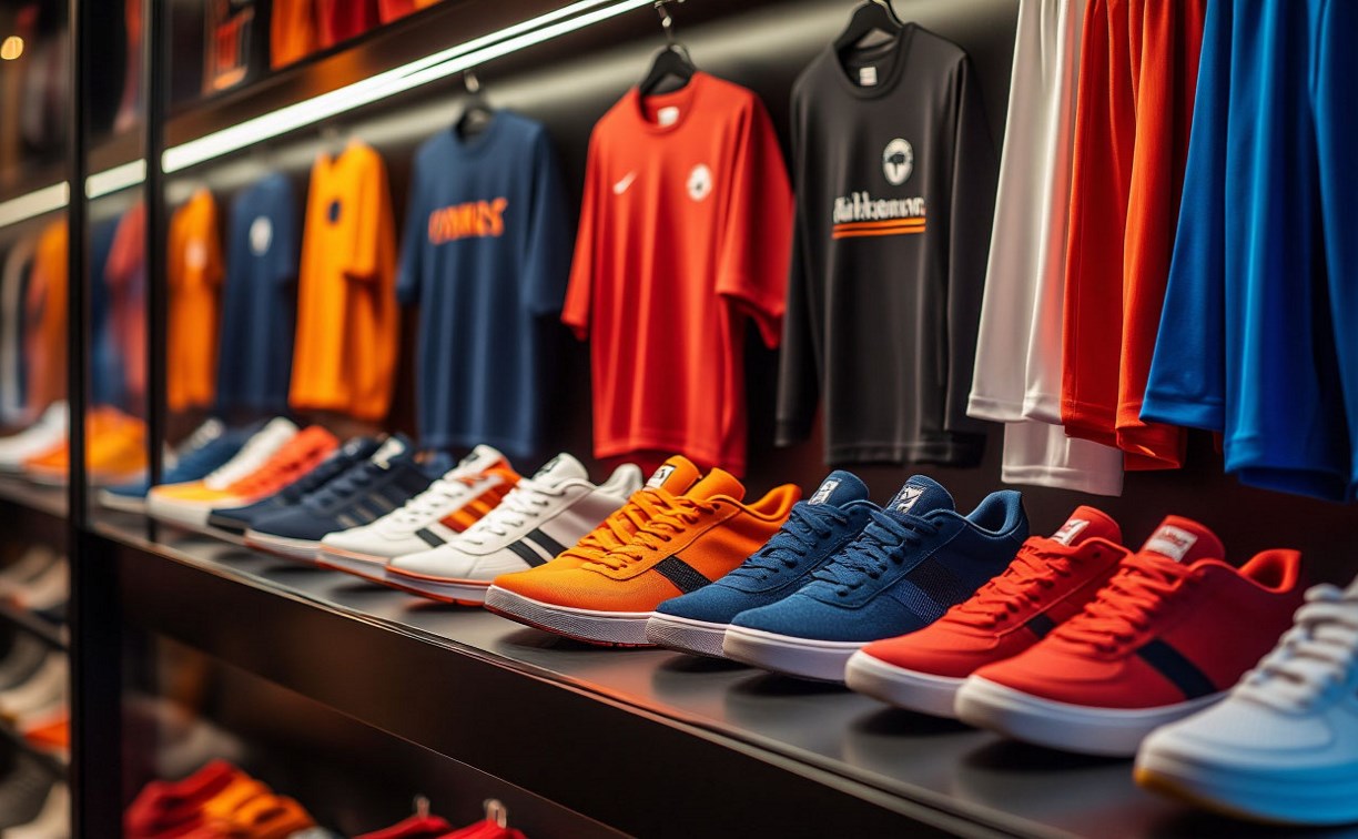 В Южно-Сахалинске двое мужчин пытались вынести спортивные товары на себе