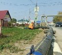 Обновление теплосетей по улице Хабаровской в Долинске вышло на финальный этап