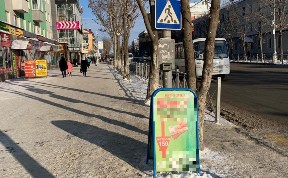 Южно-сахалинским предпринимателям напоминают о запрете на рекламные штендеры