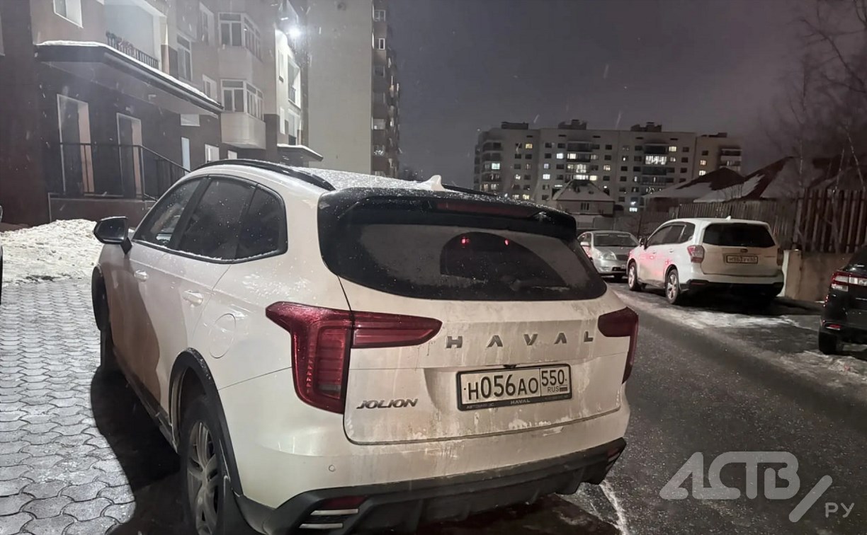 Московский Haval нервы пешеходам в Южно-Сахалинске трепал
