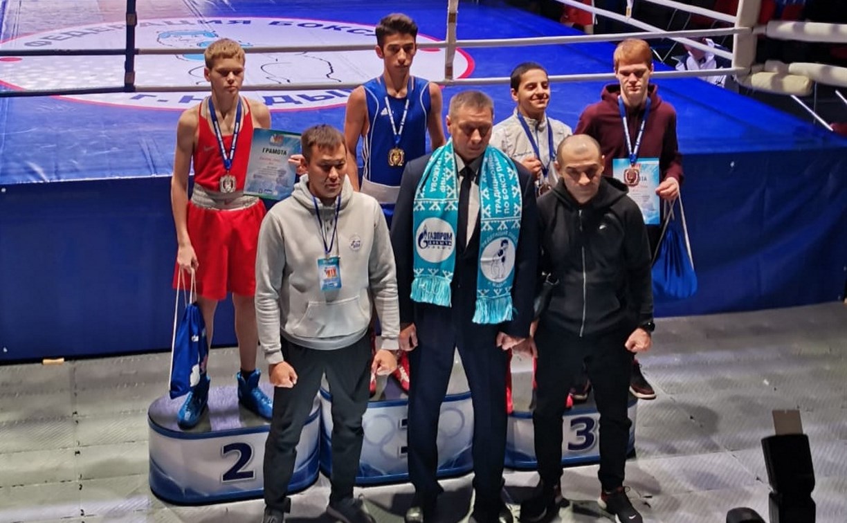 Сахалинские боксеры завоевали три золота на всероссийском турнире в Надыме
