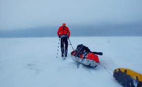 Двое сахалинцев пройдут на лыжах около 600 км из Хабаровского края на Сахалин