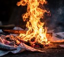 В Макарове оперативно потушили пожар на открытой территории