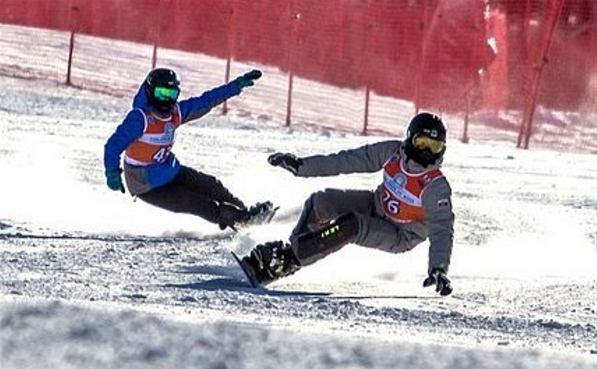Сахалинские сноубордисты взяли «серебро» командного параллельного слалома-гиганта