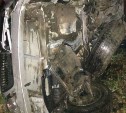 "Тойота"в Южно-Сахалинске вылетела в кювет, опрокинулась, и её пассажир погиб на месте